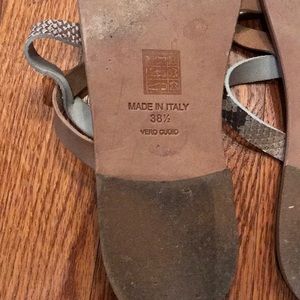 Joie Shoes - Joie Sandal with Triple contrast straps 38 1/2 Joie Shoes - Joie Sandal with Triple contrast straps 38 1/2